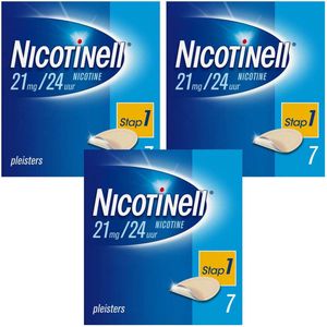 Nicotinell Nicotinepleisters 21mg - 3 x 7 stuks