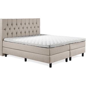 Boxspring Luxe 160x200 Capiton beige