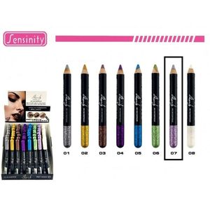 Sensinity - Glitter Oogschaduw Potlood - Lila/Roze Glitter - Nummer 07 - 1 stuks