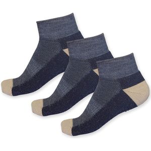 3 Paar Alpaca Sneaker Sokken voor Dames en Heren