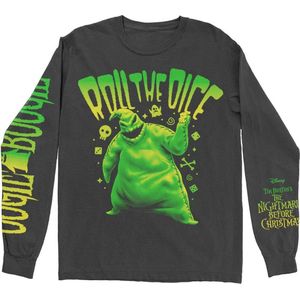 Disney The Nightmare Before Christmas - Roll The Dice Longsleeve shirt - M - Zwart