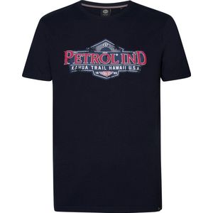 Petrol Industries - Artwork T-shirt - Blauw