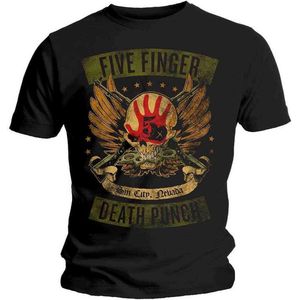 Five Finger Death Punch - Locked & Loaded Heren T-shirt - XL - Zwart