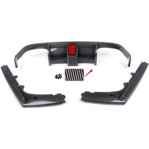 Achterbumper Diffuser Lip met LED - Voor BMW F80 M3/F82 M4 (2015-2020) - Koolstofvezel - Auto accessoires