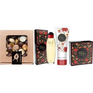 Maja Cadeauset Sinterklaas - Maja Eau de Toilette 50 ml - Maja Body Lotion Geparfumeerd - Maja Zeep - Liv 'n Taste Chocolade Kruidnoten Mix Kadootje