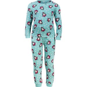 Meisjes pyjama met all over print Pinguïns 98/104