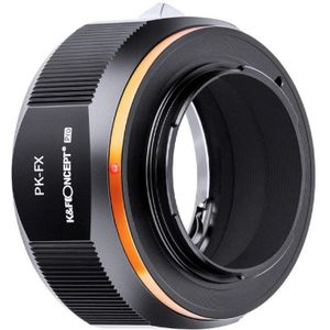 K&F Concept Lens Mount Adapter with Aperture Control Ring for Pentax PK Mount Lens to Fujifilm Fuji X-Series X FX Mount Cameras with Matting Varnish Design for Fuji XT2 XT20 XE3 XT1 X-T2