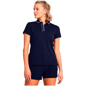 Under Armour Golf Iso-chill Korte Mouw Poloshirt Voor Dames Blauw XS Vrouw