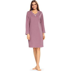 Comtessa Nachthemd 'Grape Bellevue' - Lange Mouw - Maat 44