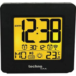 Sprechende Funkwecker met Tijd- en Temperatuurondersteuning - Innovatieve Klok met Binnen- en Buitentemperatuur