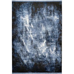 Luxury Picasso Art Elysee Vloerkleed - Laagpolig Luxe Tapijt - Soft Fluweel - Blauw- 160x230 CM