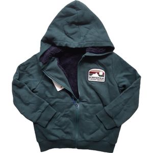 Jary hooded zipper maat 128 groen
