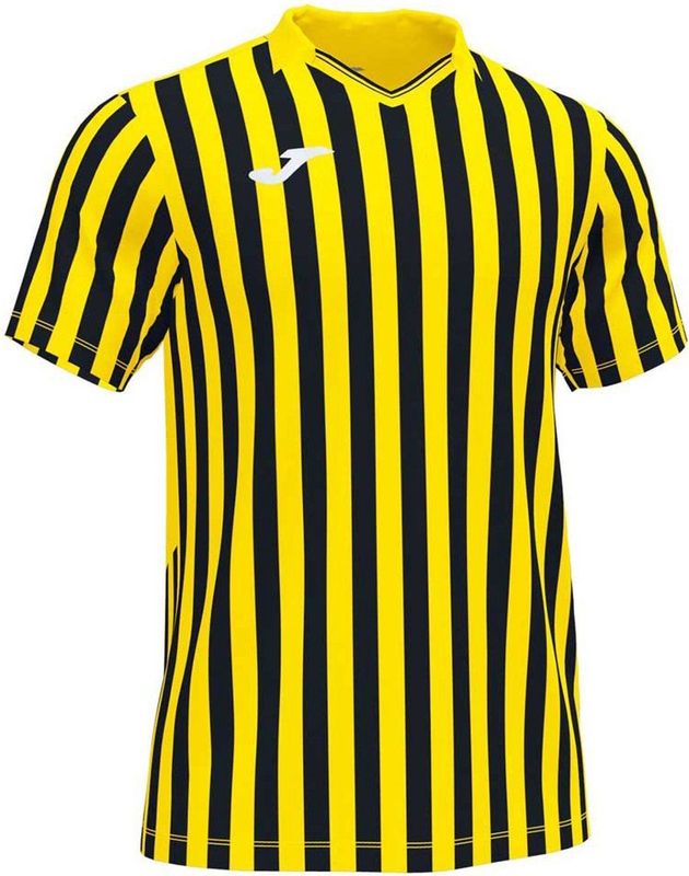 Joma - Copa II - T-shirt - INTERLOCK - V-hals - Korte Mouwen - Geborduurd Logo