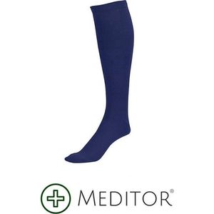 MeditorPlus Therapeutische Compressiesokken - Compressiekousen - 3 Paar - Blauw S/M