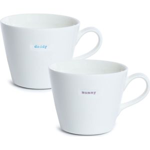Keith Brymer Jones Bucket mug - Beker - 350ml - mummy | daddy -