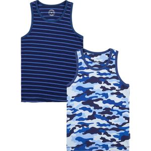Boys Singlet 2 Pack - Cobalt - Claesen's®
