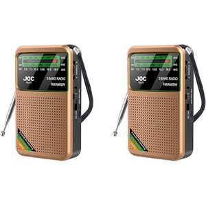 Weerradio en noodradio op zonne-energie - Transistorradio op zonne-energie met weeralarmen - Draadloos en lichtgewicht - Geschikt voor buiten/kamperen en noodgevallen