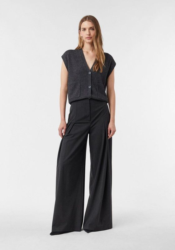 COMMA Pantalon  antraciet