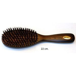 Rojafit Echt Haren Haarborstel versterkt met nylonfiber voor normaal en stevig haar-Ovaal-22 cm.