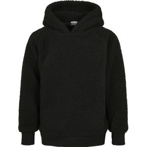 Kinderen - Jongens - Boys Sherpa Hoody zwart