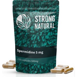 Strong Natural - Spermidine - Met 5 mg Spermidine - 120 Capsules 500mg