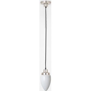 Art Deco Trade - Hanglamp aan snoer Menhir Small 20's Matnikkel