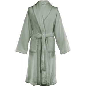 TISECO - Badjas TRIGA - katoen - badstof, met zakken - L/XL, groen