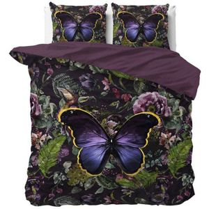 Wild dekbedovertrek - 200x200cm - Mosani Turquoise