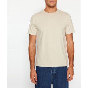 Trendyol Zwart-Wit Basic Slim Fit/Slim Cut 100% Katoen 2-Pack Korte Mouw T-Shirt Tmnss19Bo0075