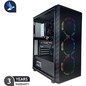 AZZA Prime ARGB Gaming PC | AMD Ryzen 7 - 8700F | Radeon RX 9070 XT - 16 GB GDDR6 | 32 GB DDR5 | 1 TB SSD - NVMe | Windows 11 Pro
