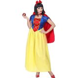 Widmann - Sneeuwwitje Kostuum - Giftige Appel Sneeuwwitje - Vrouw - Blauw, Rood, Geel - Medium - Carnavalskleding - Verkleedkleding