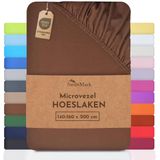 NatureMark - Microvezel Laken - Chocoladebruin - 100% Polyester - Ademend en Onderhoudsvriendelijk