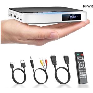 RFWR® Compacte HDMI DVD-speler voor TV met USB-ondersteuning en Geheugenfunctie