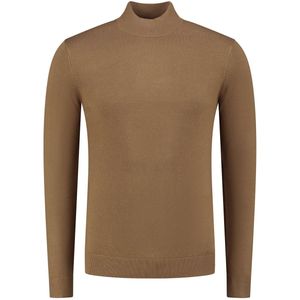 GENTS - Turtle neck - Polyblend - Kamels - Maat XL/XL
