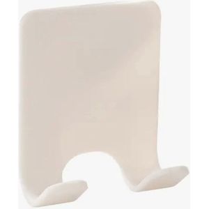 scheermeshouder - 2 stuks - wit - zelfklevend - douchehaakjes - hard plastic