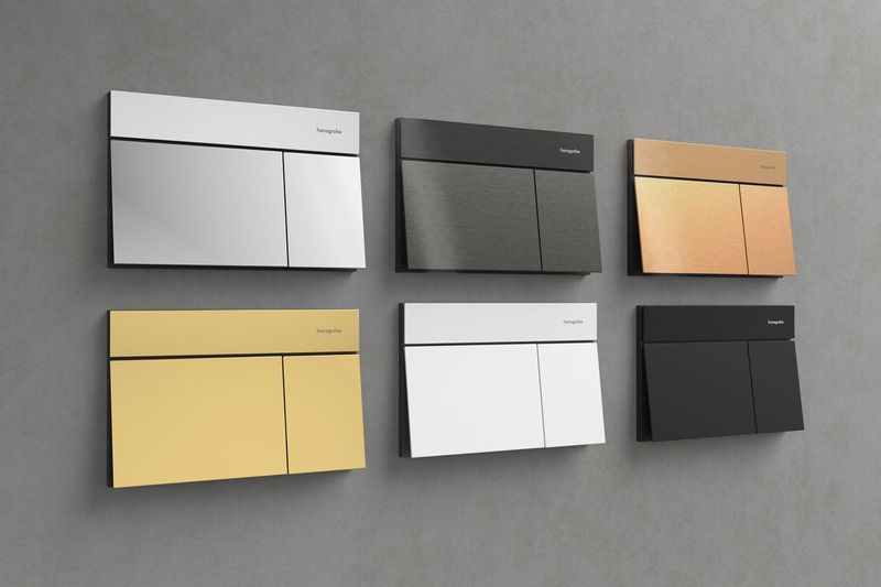 Hansgrohe iFrame Element E - Bedieningsplaat, mat wit 66003700