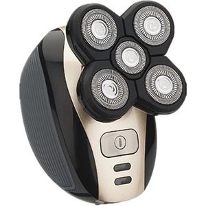 5-in-1 elektrisch scheerapparaat voor mannen - waterdichte scheeroplossing voor hoofd en gezicht