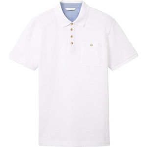 Tom Tailor Poloshirt Gestructureerde Polo 1041808xx10 20000 Mannen Maat - XL