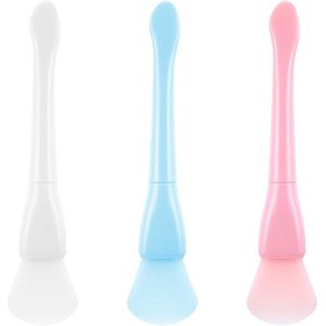 Zeynomax - Houten Droge Borstel Set voor Verbeterde Circulatie en Exfoliatie - Natuurlijke Haren - Gezichtsreinigingsborstel - Hals, Benen, Rug - 3 Stuks