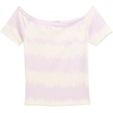 Tom Tailor Geribd T-shirt in batiklook