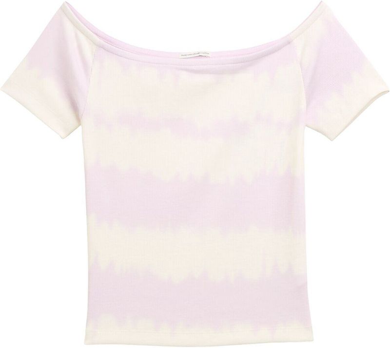 Tom Tailor Geribd T-shirt in batiklook