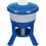 Gaun Imperial drinktoren – Pluimvee drinktoren op pootjes met afsluitbare deksel – Drinkbak voor pluimvee – 30 Liter – Blauw