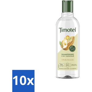Timotei - Shampoo - Amandelolie - 2in1 - Alle haartypes - 300ml - Bulkverpakking - 10 stuks