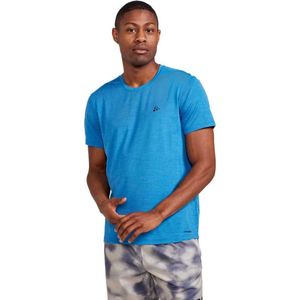 Craft Adv Essence Melange T-shirt Met Korte Mouwen Blauw M Man