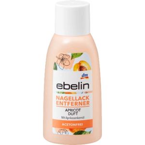 Ebelin Nagellakremover | Zonder aceton - 1x 125 ml | Met abrikozengeur