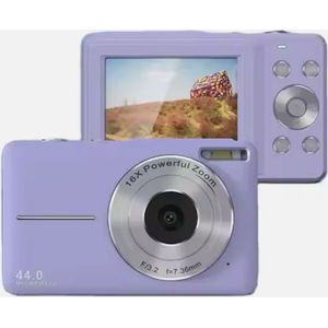 Digitale Camera - Paars - 32GB Geheugenkaart - 1080P - 44MP