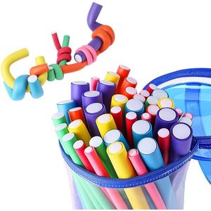 Twist-Flex Rod Set - 42 Piece Haar Kruller - Foam Haar Kruller - Haar Krullers voor Korte, Middellange en Lange Haarstijlen