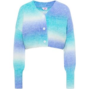 Mymo - Blonda - Vest - Turkoois - Dames - Oversized Cropped Vorm