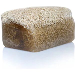 Rise and Shine Coffe Soap - Natuurlijke 100% Handgemaakte Koffe-extract Zeep, Natuurlijke Loofah (Pompoenvezel) Tegen Droge Huid, Doffe of Vermoeide & Lichte Oneffenheden Huid: Scrub, Peeling & Reiniging in Eén - 130 gram 1 stuk, Dilan Polat