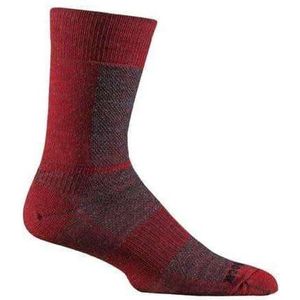 Wrightsock Merino Coolmesh II Grijs Fire Wandelsokken